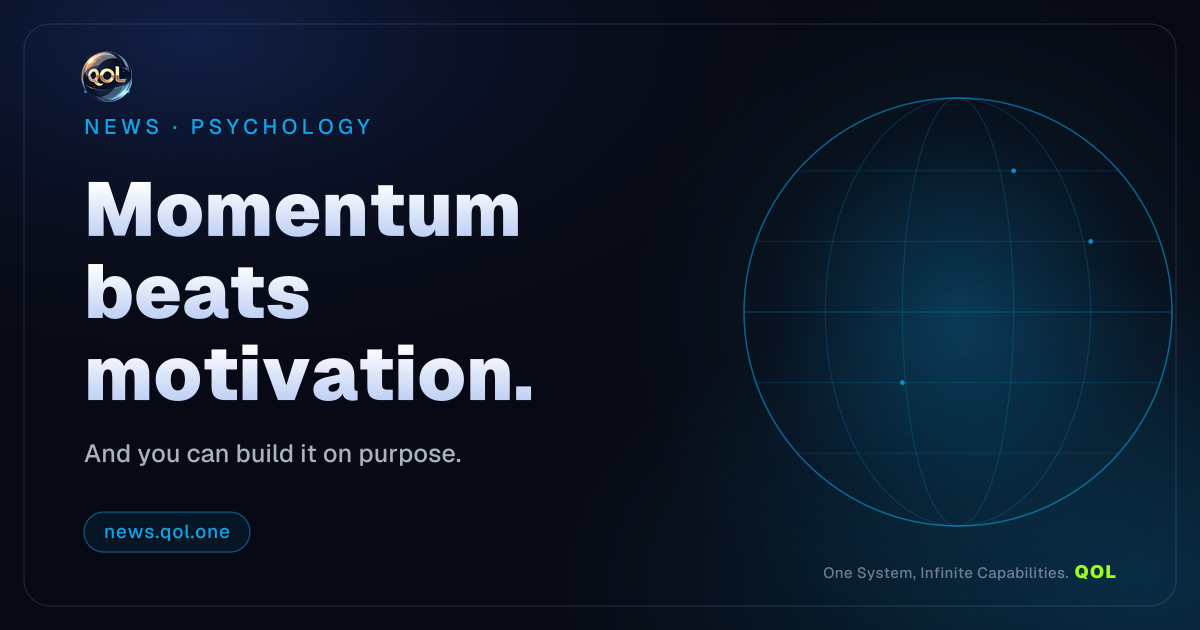 Momentum beats motivation